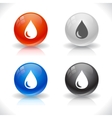 Website template buttons vector image