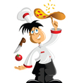 Pizza Chef vector image