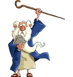 Moses vector image