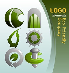 Ecofriendly company vector image