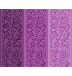 Seamless floral pattern vector image
