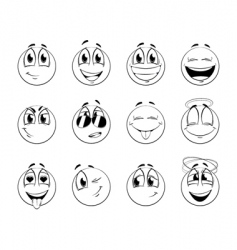 Smiles vector image