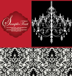 Romantic Invitation Card Design vector image