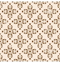 Classic seamless floral ornate background vector image