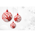 Music Christmas card vector image