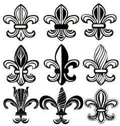 Fleur De Lis New Orleans symbol vector image