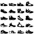 Fashion sport shoes vector image