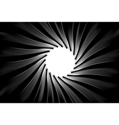 Inside of a gun barrel vector image