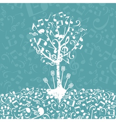 Musical tree5 vector image