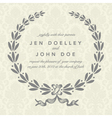 Invitation Templates vector image