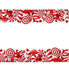 Frame candies vector image