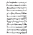 Sketched music sheet vector image