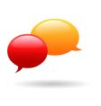 Speech bubbles vector image
