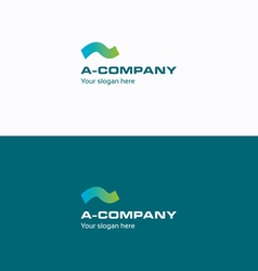 a company logo vector image