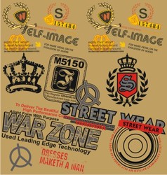 Symbol and logo design vector image