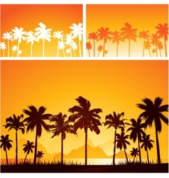 Tropical background vector image