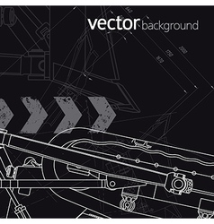 Technology background version 2 vector image