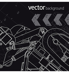 Technology background version 3 vector image