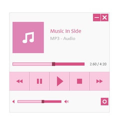 Music Player vector image