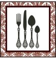Cutlery vector image