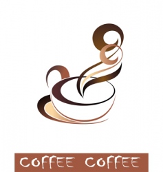 Coffee tea cup vector image