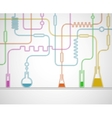 Chemical laboratory vector image