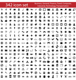 Icon set 342 items vector image