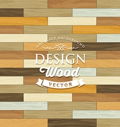 Vintage Tile wood floor striped concept vector image