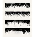 Set of grunge edges vector image