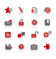 Web 20 icons vector image