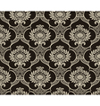 Damask wallpaper vector image