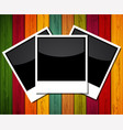 Polaroid frame vector image
