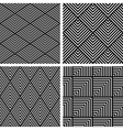 Seamless pattern set vector image