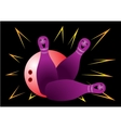 Bowling vector image
