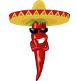 Mexican hot chili vector image