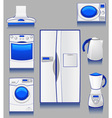 Kitchen appliances vector image