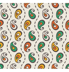 Paisley seamless print vector image