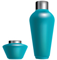 Shampoo and cream vector image