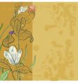 Template for decorative card Template for decorative card vector image