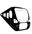 Train vector image
