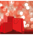 Shopping bags vector image