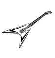 Electric guitar vector image
