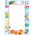 School border vector image