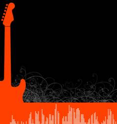 Guitar vector image