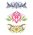 Decorative Floral Ornaments vector image