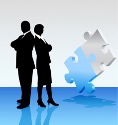 Business team vector image