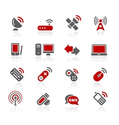 Wireless and communications vector image
