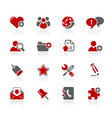 Blog icons vector image