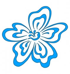 Flower pictogram vector image