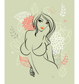 Woman illustration vector image